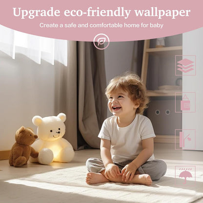 Dimoon 17.7''x118'' Peel and Stick Wallpaper White Contact Paper for New Environmentally Friendly Materials Thickening Upgrade Embossed Renter Friendly Wall Paper Modern Vinyl Wrap Countertop Bedroom