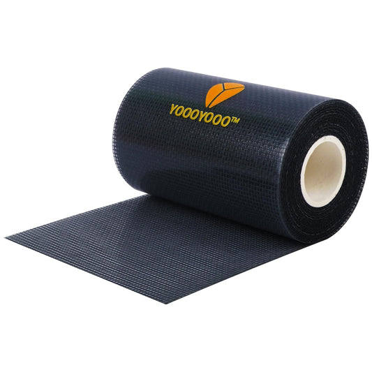 Window Screen Repair Kit, Gray XL(15FT), 3-Layer Strong Adhesive & Waterproof Tape Fiberglass Covering mesh, Repair for Window Screen and Screen Door tears Holes (4inch*15Feet Grey)