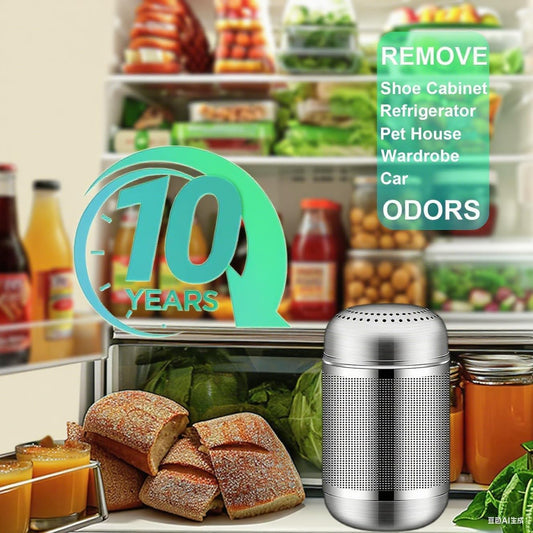 Refrigerator Deodorizer Fridge Odor Eliminator | Activated Carbon Cotton, For Fridge, Freezer, Room, RV, Car, Closet & Shoe Cabinets