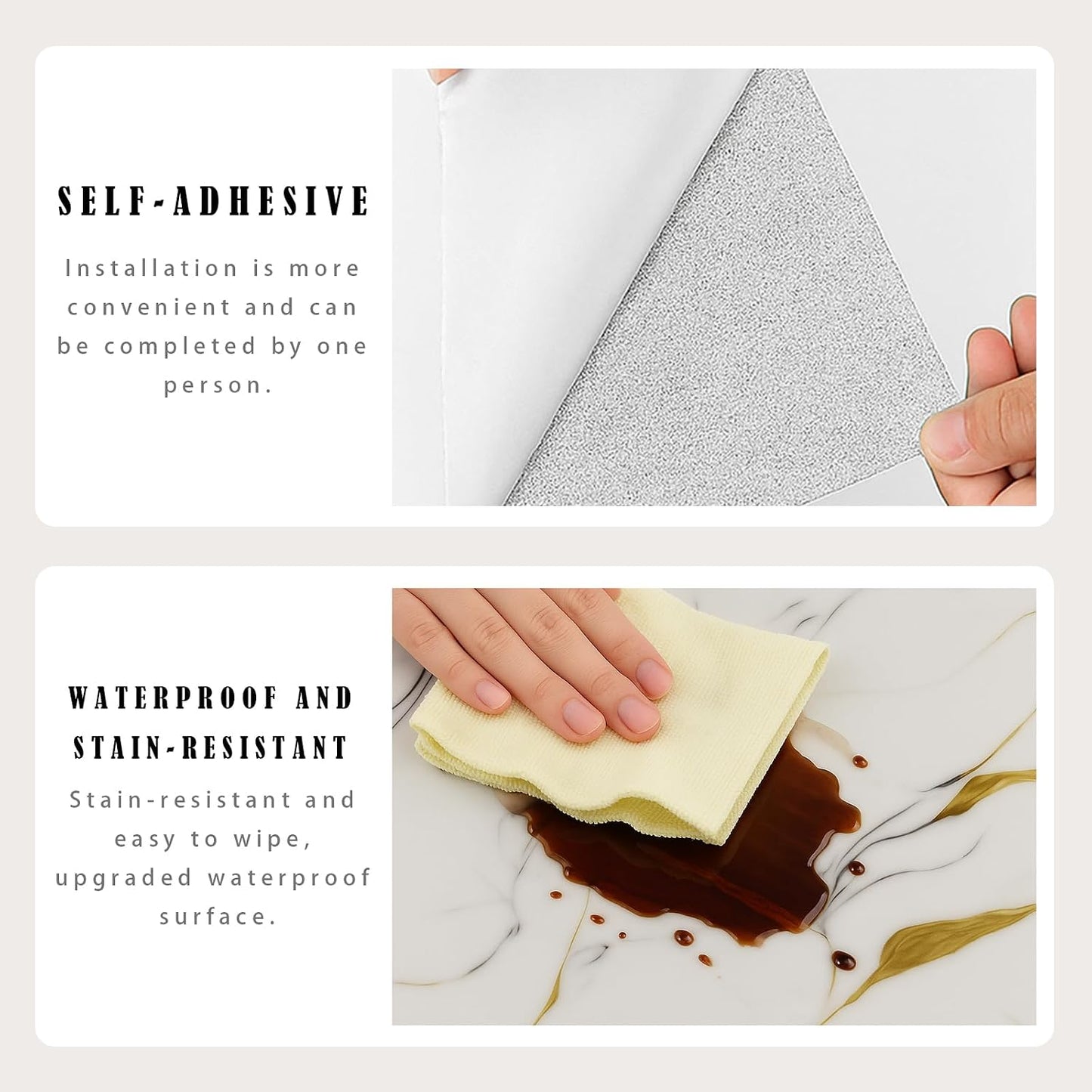 Peel and Stick Kitchen Backsplash Tiles 16PCS – Waterproof Self Adhesive Wall Stickers for Kitchen, Easy DIY Stick On Tile Backsplash, Heat Resistant Decorative Wall Covering (Ice Blue)