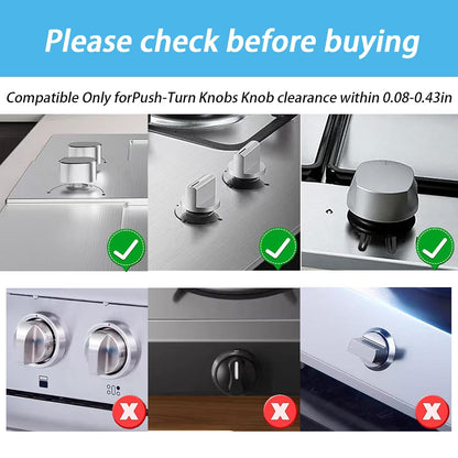 Stove Knob Lock for Child Safety and Proofing,Baby Stove Locks,Gas Stove Knob Locks (5 Pack)