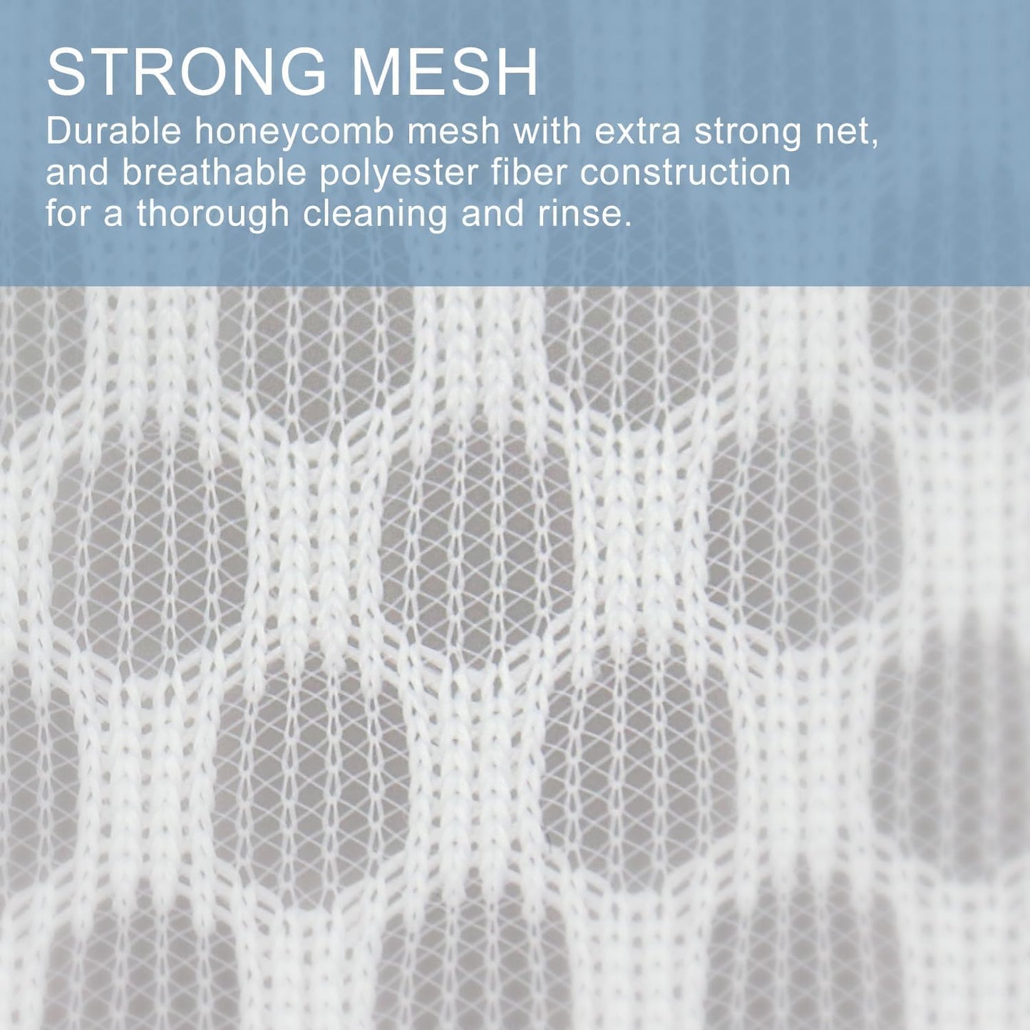 Mesh Laundry Bags for Delicates,Durable Zipper Wash Bags for Delicates, Lingerie, Bras, Underwear, Baby Clothes - Protect Garments in Washing Machine, 5-Piece Set (3 sizes)