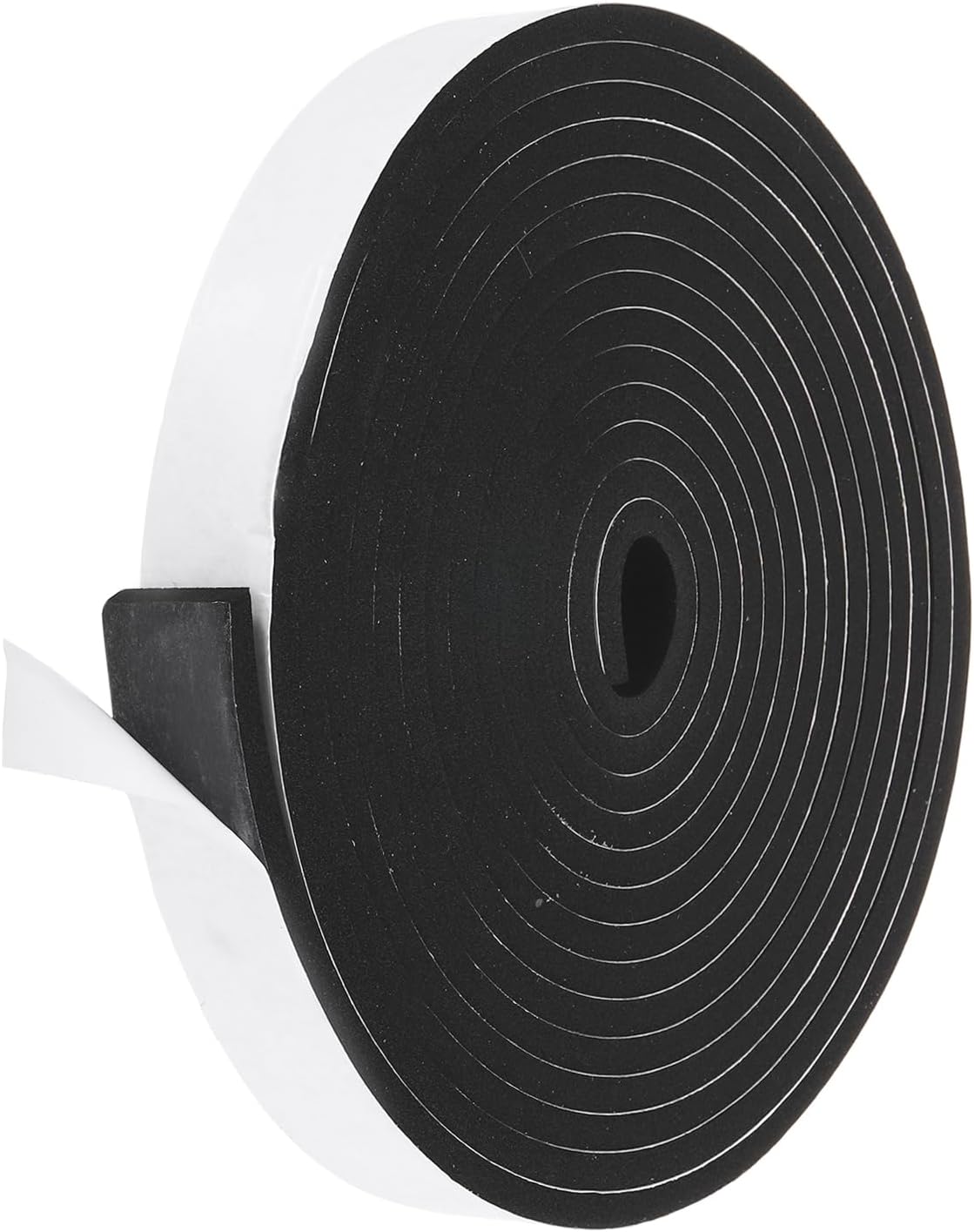 PATIKIL Weather Stripping Door Seal Strip, 3/8 Inch x 1/4 Inch x 32 Ft Self Adhesive Soundproof High Density Foam Tape Insulation for Door Window Air Conditioning, White - Colors B