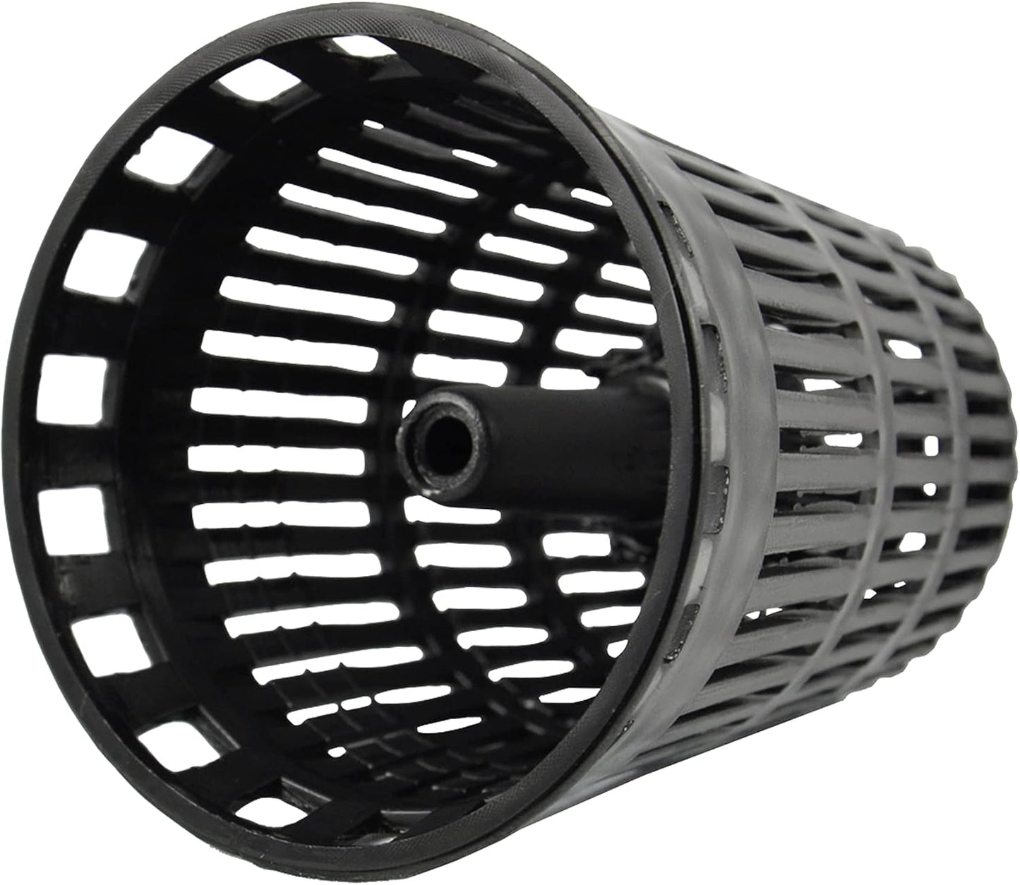 Danco Snap-in Shower Drain Cover with in-Drain Hair Catcher, 4-1/4" Round, White Strainer, (10533)