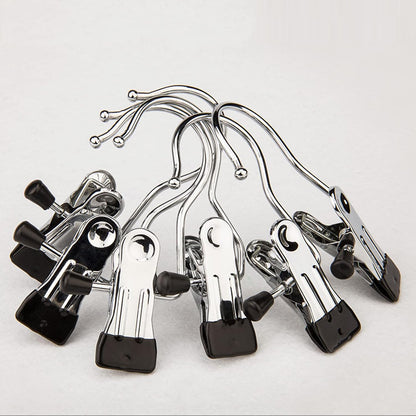 Tosnail 40 Pieces Boot Hanger Clips, Stainless Steel Laundry Hooks, Closet Hanging Clips, Space Saving for Jeans, Hats, Tall Boots, Towels