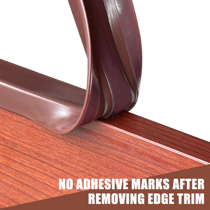 Slimline Cabinet Door Edge Protector, 3/4" Self Adhesive Peel and Stick Rubber Edge Guards, Flexible U Shaped Strips for Kitchen & Garbage Drawer Fronts, Edge Trims for Desks and Shelfves, Black, 10Ft