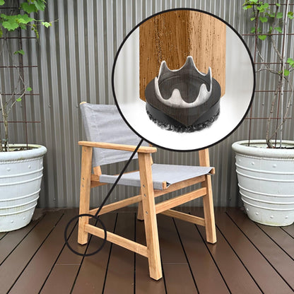 GorillaFelt Chair Leg Floor Protectors/Felt Chair Glides (Set of 16) Tap-On Felt Furniture Pads Guaranteed to Stay On, 1 Inch Round Chair Sliders