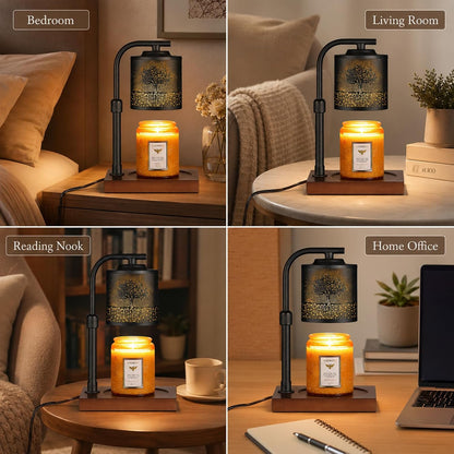mocosa Candle Warmer Lamp with Adjustable Height Dimmable for New Home Decor Electric Candle Warmer for Jar Candles Birthday Gifts for Women Mom(Hummingbird)