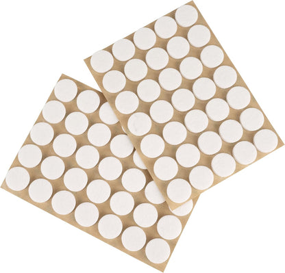 Furniture Felt Pads 3/4" (19mm) Diameter Round 3M Self Adhesive Protects Furniture and Floors Against Bumps and Scratches 140 Pack - Black