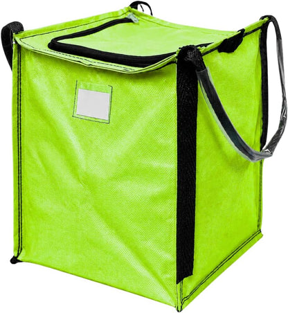 DURASACK XL 48-Gallon Zipper Top Heavy Duty Storage Tote Bags, Black | Rugged Woven Polypropylene Moving Bag, Reusable Self-Standing Design, Holds up to 500 Pounds