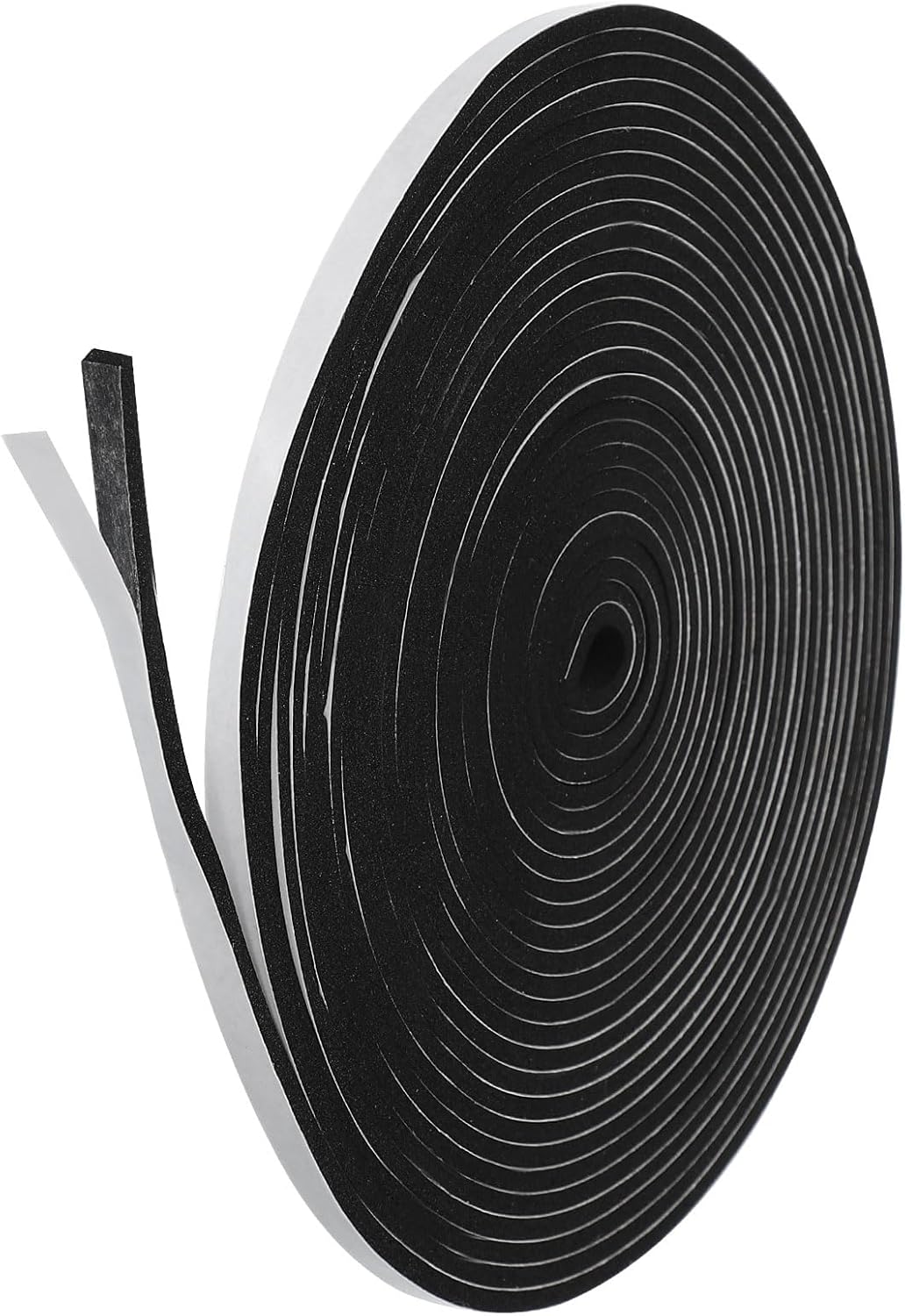 PATIKIL Weather Stripping Door Seal Strip, 3/8 Inch x 1/4 Inch x 32 Ft Self Adhesive Soundproof High Density Foam Tape Insulation for Door Window Air Conditioning, White - Colors B