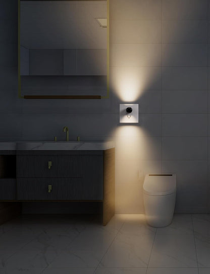 TSEXES Plug-in LED Night Lights,Dusk to Dawn Sensor,2700K,Bedroom, Hallway, Bedroom,Kitchen, Stairways, Non-Dimmable,6 Pack