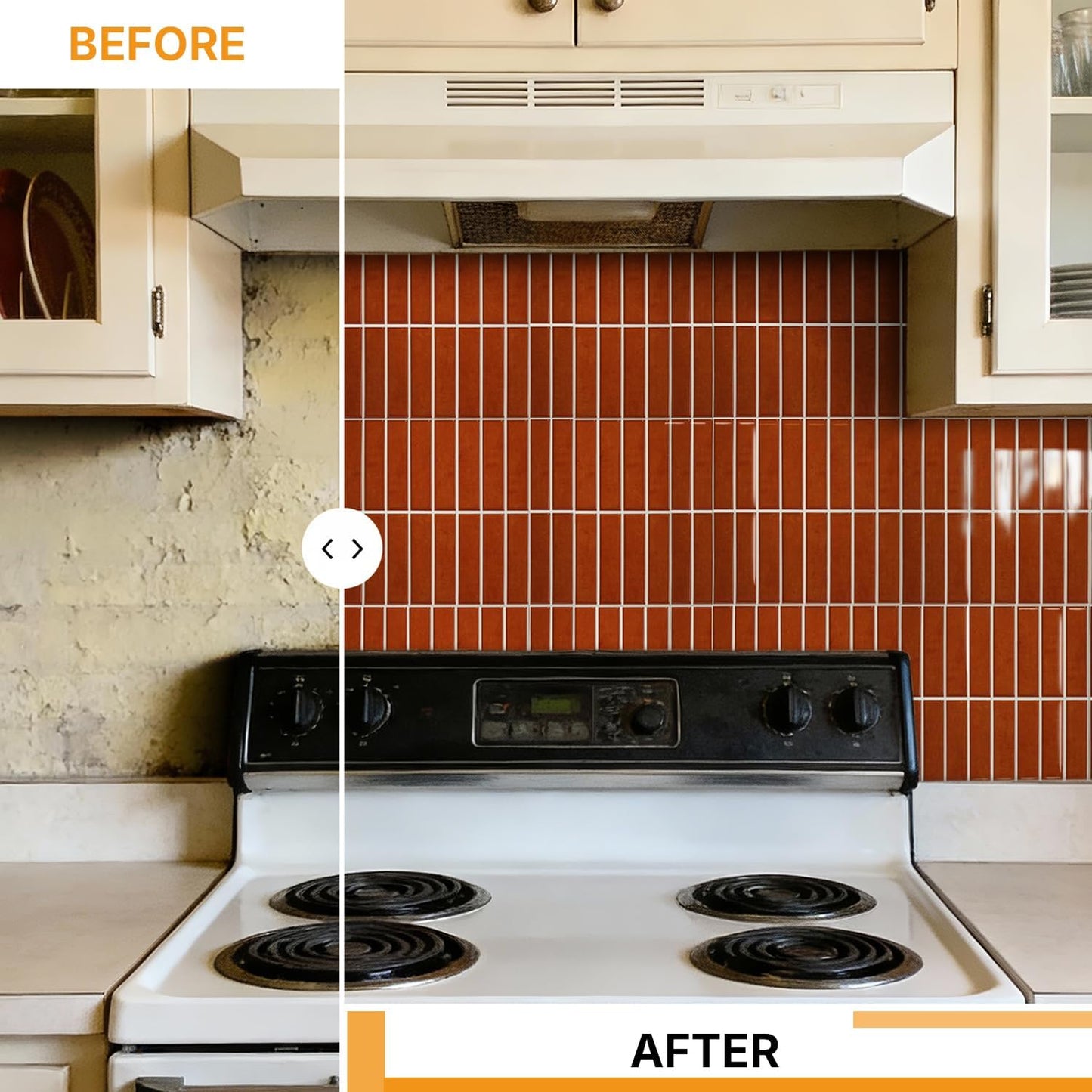 Peel and Stick Backsplash Tiles for Kitchen Bathroom - 10 Sheets 11.61" x 11.61" 3D Self Adhesive Wall Tiles Waterproof Hard PVC Ceramic Tile Easy DIY Installation Green