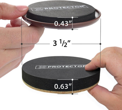 Chair Sliders X-PROTECTOR – Furniture Sliders 40 pcs Carpet Sliders 1” – The Best Furniture Moving Pads – Premium Chair Leg Floor Protectors – Slide Effortlessly with Chair Pads & Protect Your Floor!