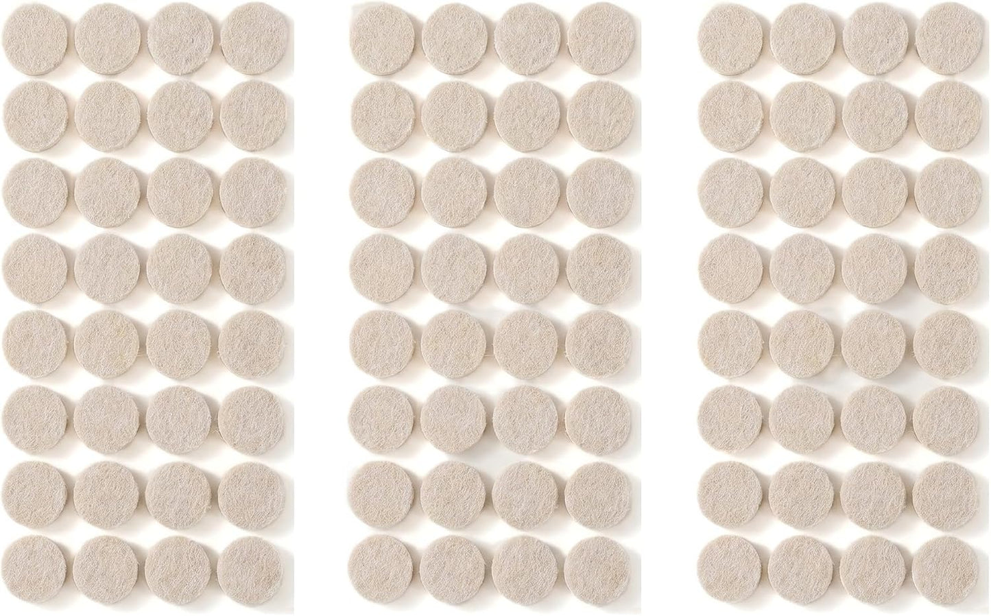 96 Pack Felt Furniture Pads, 3/4 Inch Round Self Adhesive Chair Felt Pads for Hardwood Floors, Furniture Feet Pads for Chairs, Tables, Cabinets, Sofa Legs and Floor Protection