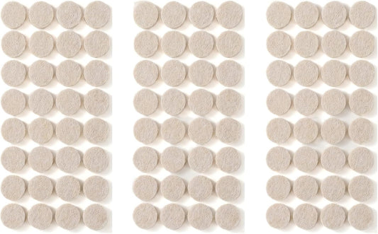 96 Pack Felt Furniture Pads, 3/4 Inch Round Self Adhesive Chair Felt Pads for Hardwood Floors, Furniture Feet Pads for Chairs, Tables, Cabinets, Sofa Legs and Floor Protection