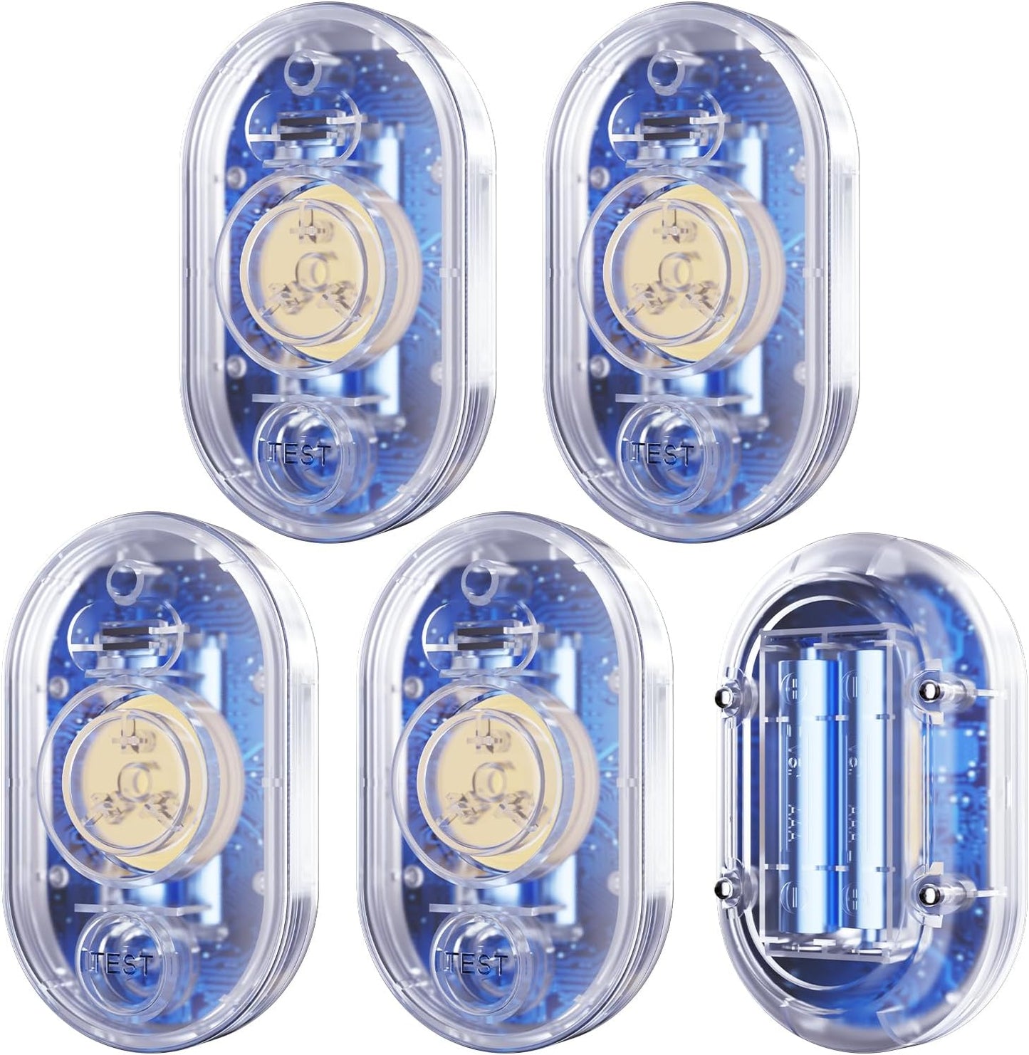 WiFi Water Leak Detector for Home with App Notification, 1 2.4Ghz Gateway + 6 WD61 Sensor, 120dB Water Flood/Drip Alarm for Basement/Kitchen/Bathroom/Toilet/Laundry Room,Sink/Pipe/Faucet Leakage Alert