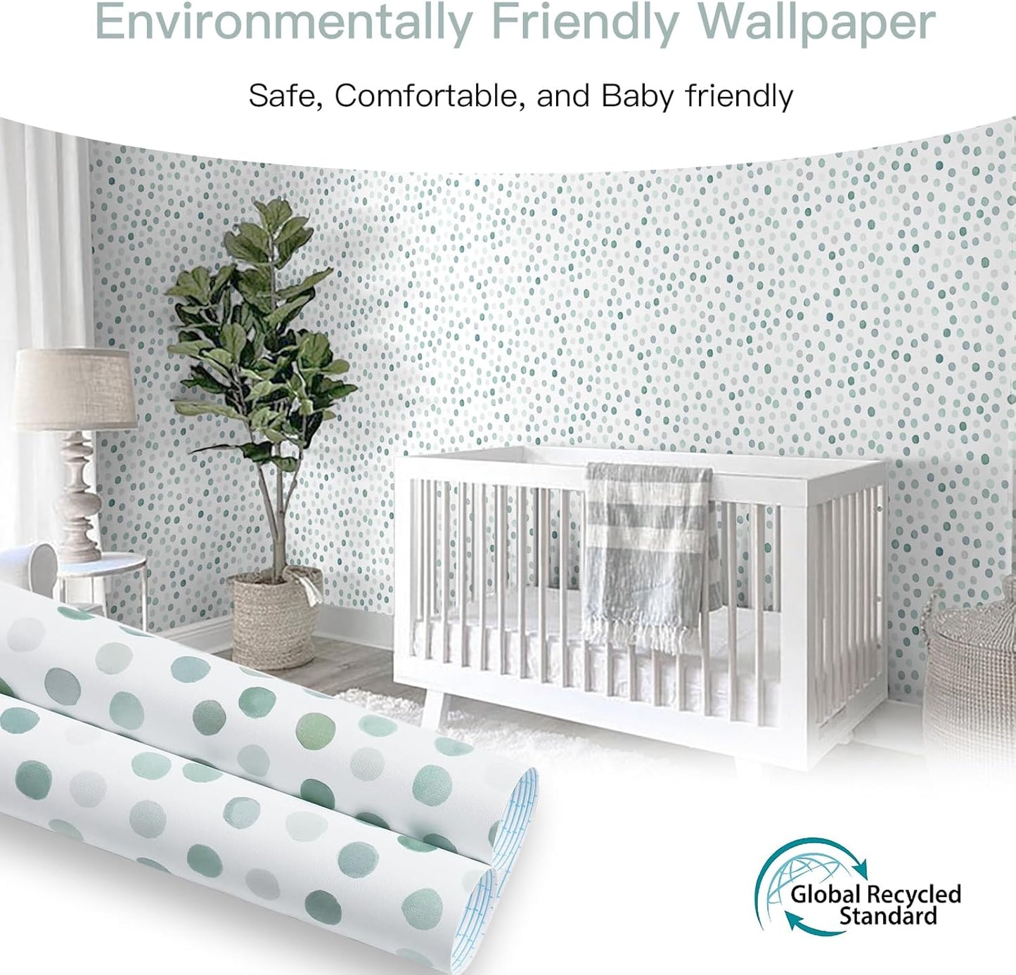 Dimoon 17.3" X 78.7" Peel and Stick Wallpaper Floral Contact Paper Boho Beige White Renter Friendly Natural Wall Paper Waterproof Removable Self Adhesive Wallpaper for Bedroom Livingroom Vinyl Roll