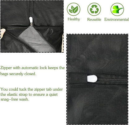 Tenn Well Extra Large Mesh Laundry Bags, 2 Pack 43 x 35 inch Jumbo Delicates Bag for Washing Machine, Large Mesh Bags for Delicates, Coats, Blankets, Bedding, Toys, Pet Items