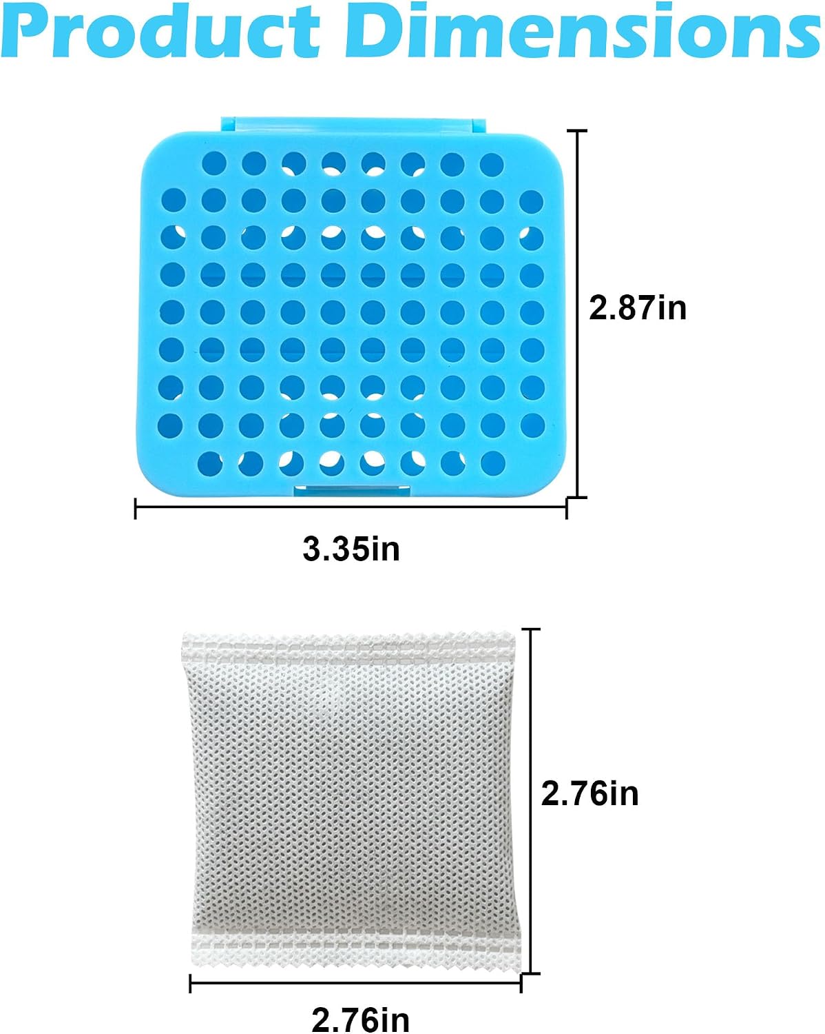 2 Pack Stick On Deodorizing Box, 12 Pack Odor Removing Refills for Trash Can, Activated Charcoal Odor Eliminator for Indoor Kitchen Trash/Diaper Pails/Wardrobe/Shoe Cabinet (Black)