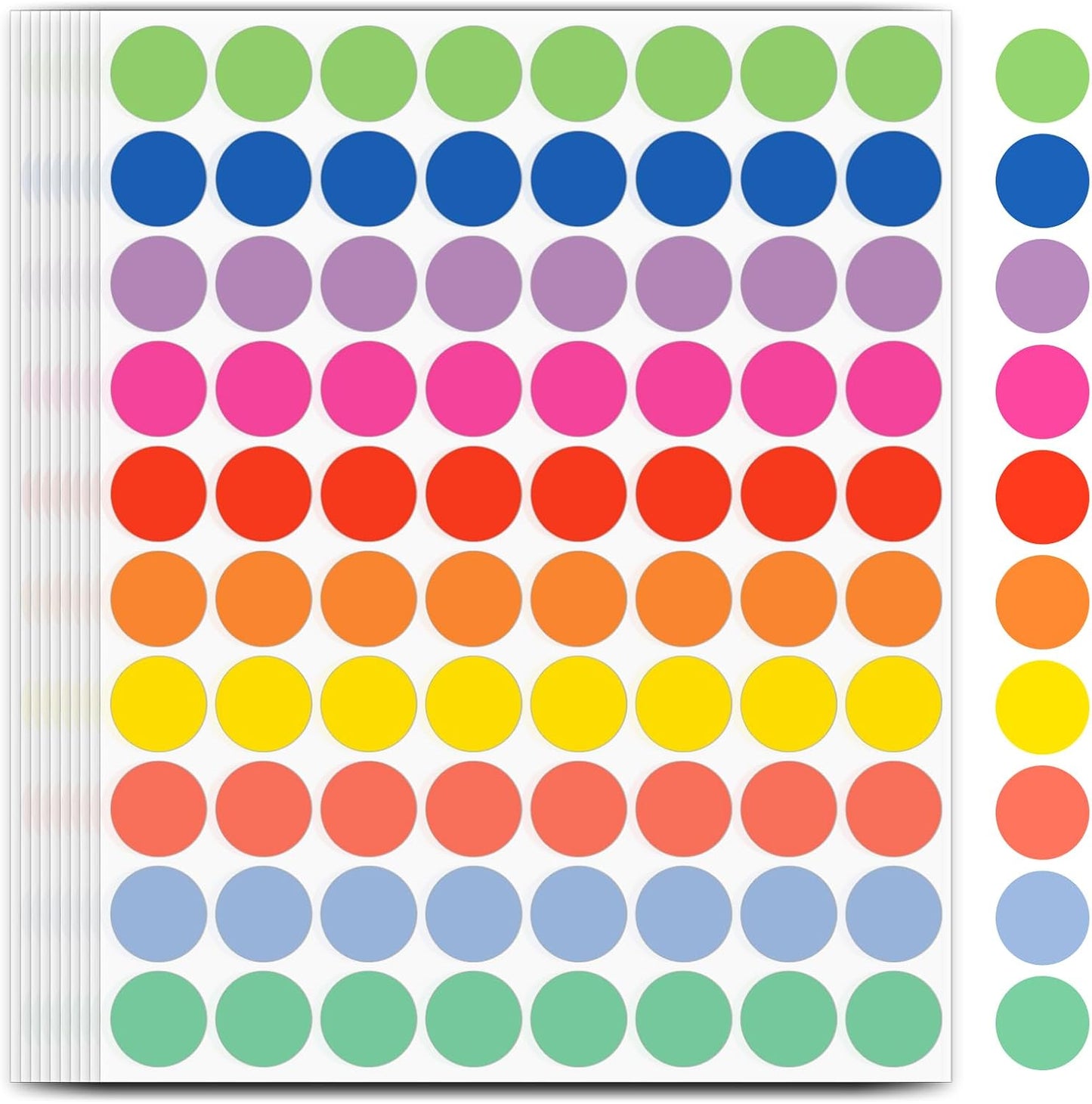 960 Count Home Moving Labels,16 Rolls Different Color Coding Moving Labels for Boxes Stickers + Fragile Moving Stickers + 1 Blank Label Roll for Customized Use