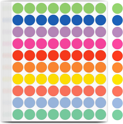 960 Count Home Moving Labels,16 Rolls Different Color Coding Moving Labels for Boxes Stickers + Fragile Moving Stickers + 1 Blank Label Roll for Customized Use