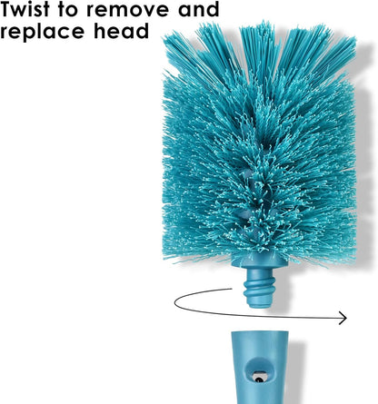 2-in-1 Bottle Brush Refills, Replacement Brush Heads, 3 Pack