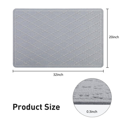 KOOTETA Stair Treads for Wooden Steps Indoor, 15 Pack 8" X 30" Non Slip Carpet Stair Treads with Reusable Adhesive for Kids Elders and Dogs, Surface Polyester TPR Backing Stair Runner Rugs, Dark Grey