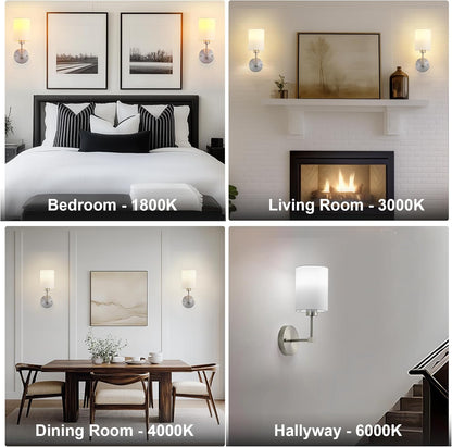 Battery Operated Wall Sconces Set of Two,Wireless Rechargeable Wall Light With Remote Control, Dimmable, Amber Light/Warm White/Natural White/Daylight/RGB, Timer,for Living Room,Bedroom,Entryway,Gold