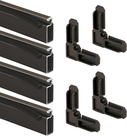 Prime-Line PL 7812 Aluminum Screen Frame Kit, 5/16 Inch x 3/4 Inch x 36 Inch, White (1 Kit)