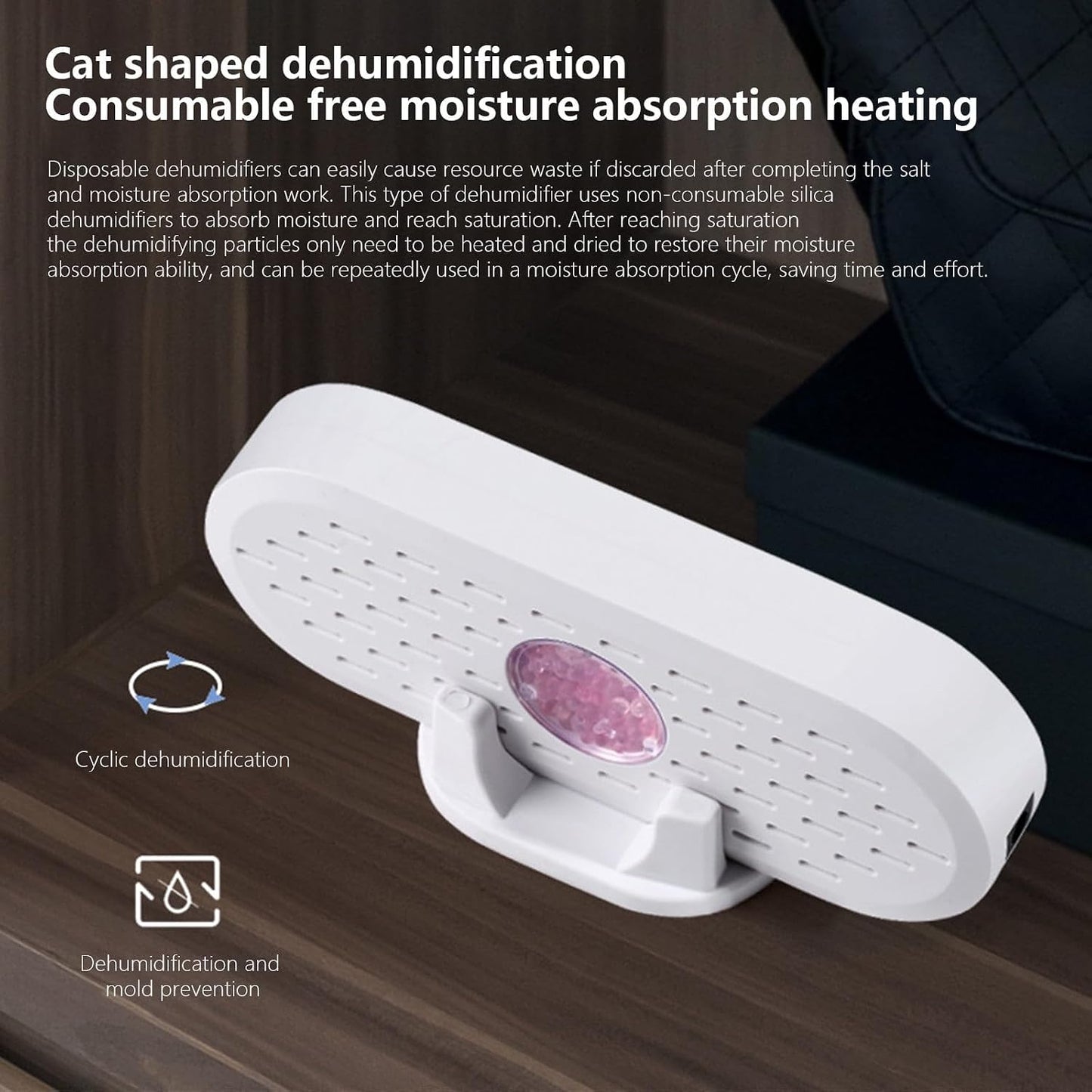 2026 NEW Mini Dehumidifier,Home Portable Room Dehumidifiers,Refrigerator Dehumidifier,Closet Shoe Cabinet Indoor Dehumidifier for Home,Basement,Bathroom,Closet