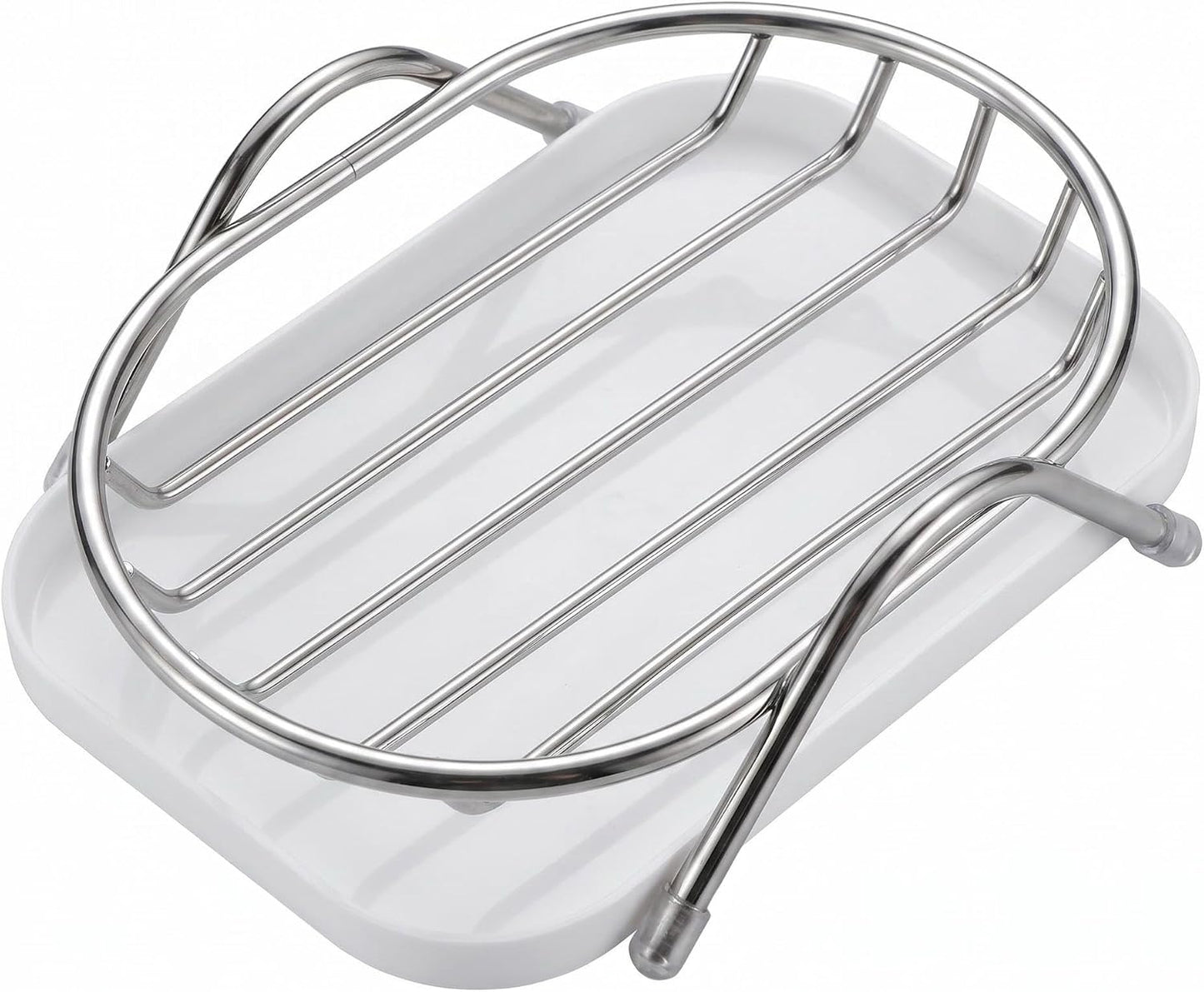Soap Dish for Shower Bar Soap Holder Self-Draining Shower & Kitchen Sink Organizer