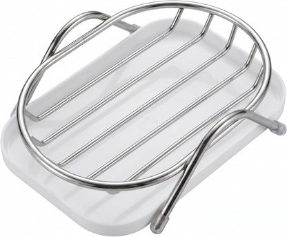 Soap Dish for Shower Bar Soap Holder Self-Draining Shower & Kitchen Sink Organizer