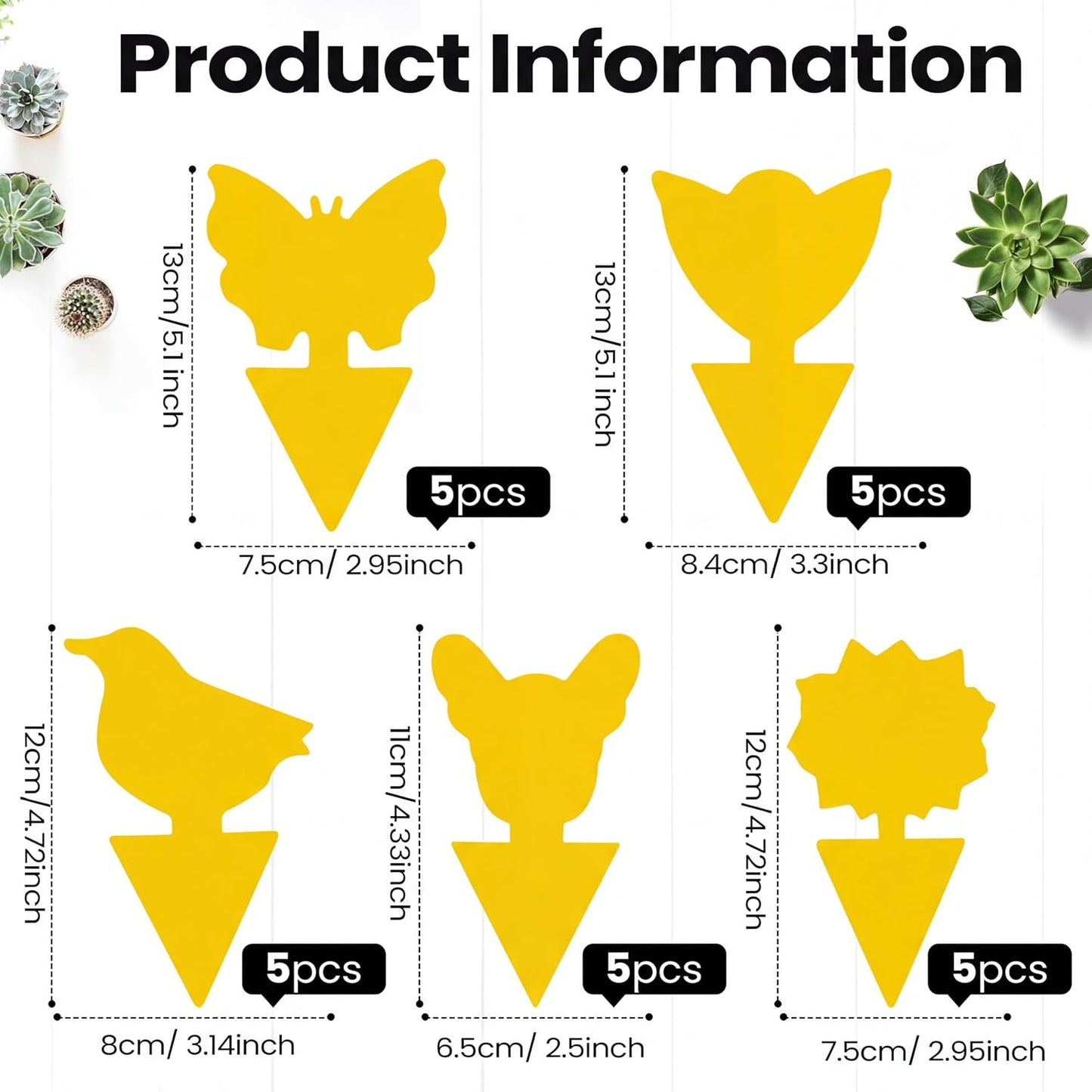 200 Sheets Fruit Fly Sticky Traps for Fruit Fly Gnat Trap for House Indoors Sticky Traps Catcher for Gnats Fungus Gnats Mosquito Catcher for Kitchen Outdoor Plants(Yellow)