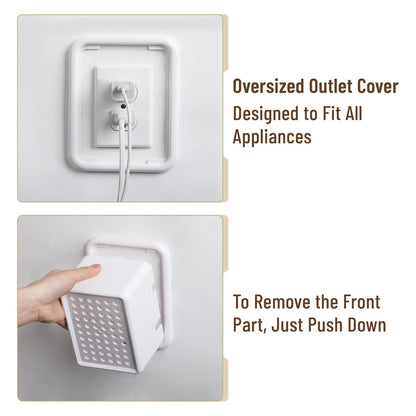 Bates Extra Large Baby Safety Outlet Box, Plug Covers for Electrical Outlets, Child Proof Socket Covers
