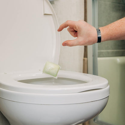 Camco TST MAX RV Toilet Treatment Drop-INs - Control Unwanted Odors and Break Down Waste and Tissue - Septic Tank Safe - Lavender Scent - 30-pack (41553)