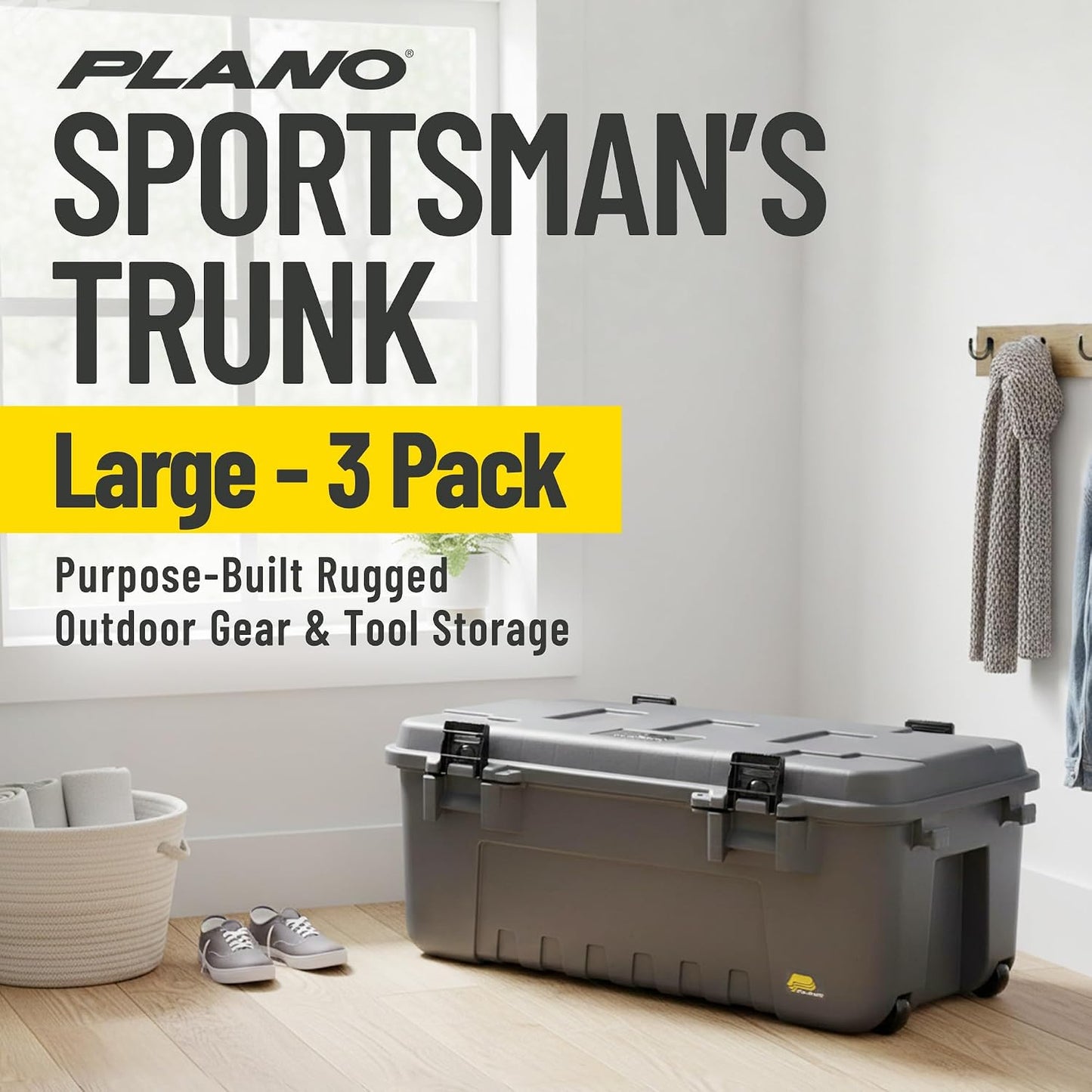 Plano Storage Trunk - 108 Quart w/ Wheels (1819) - Hunter Green
