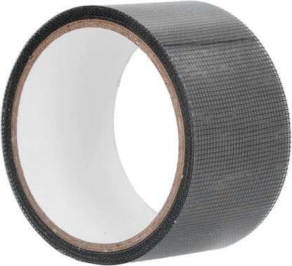 Gavigain Window Screen Repair Kit Tape, 3.5x3.5x2.0in (790 inch) Grey Adhesive & Waterproof, Strong Adhesive Screen Patch Repair Kit Fiberglass Screen Tape Mesh Repair, Screen Rrepair Kit