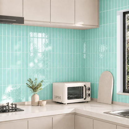 Peel and Stick Backsplash Tiles – Easy DIY Self-Adhesive Subway Wall Tiles, 10 Pack for Kitchen & Bathroom, 11.42'' x 9'' (White Grey)