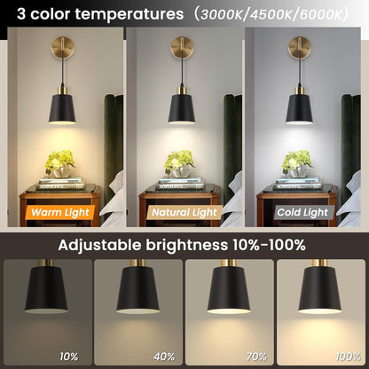 Battery Operated Wall Sconces Set of 2,Wireless Wall Sconce with Remote Control,Rechargeable wall Lights with 15 Color Changing,Dimmable Modern Wall Lamp for Bedroom Living Room Hallway