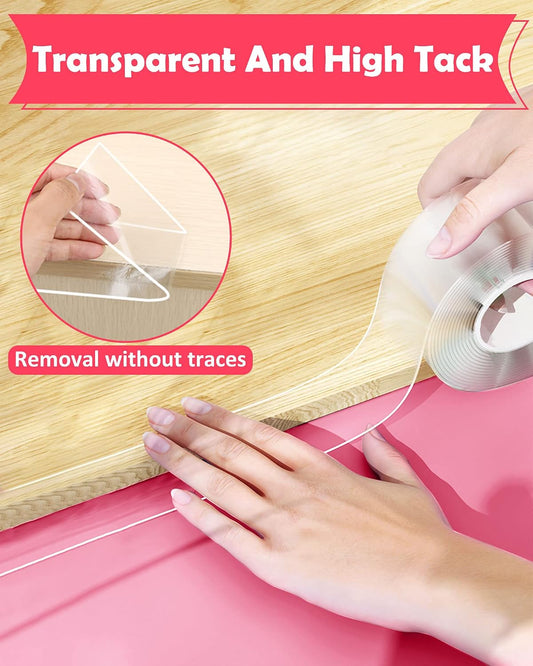 Baby Proofing Corner Protectors Clear Edge Protector Strip 3.3ft | Clear Edge Protector Strip With Soft Corner Guards For Baby Proofing Furniture Sharp Corners Against Kids Bumps