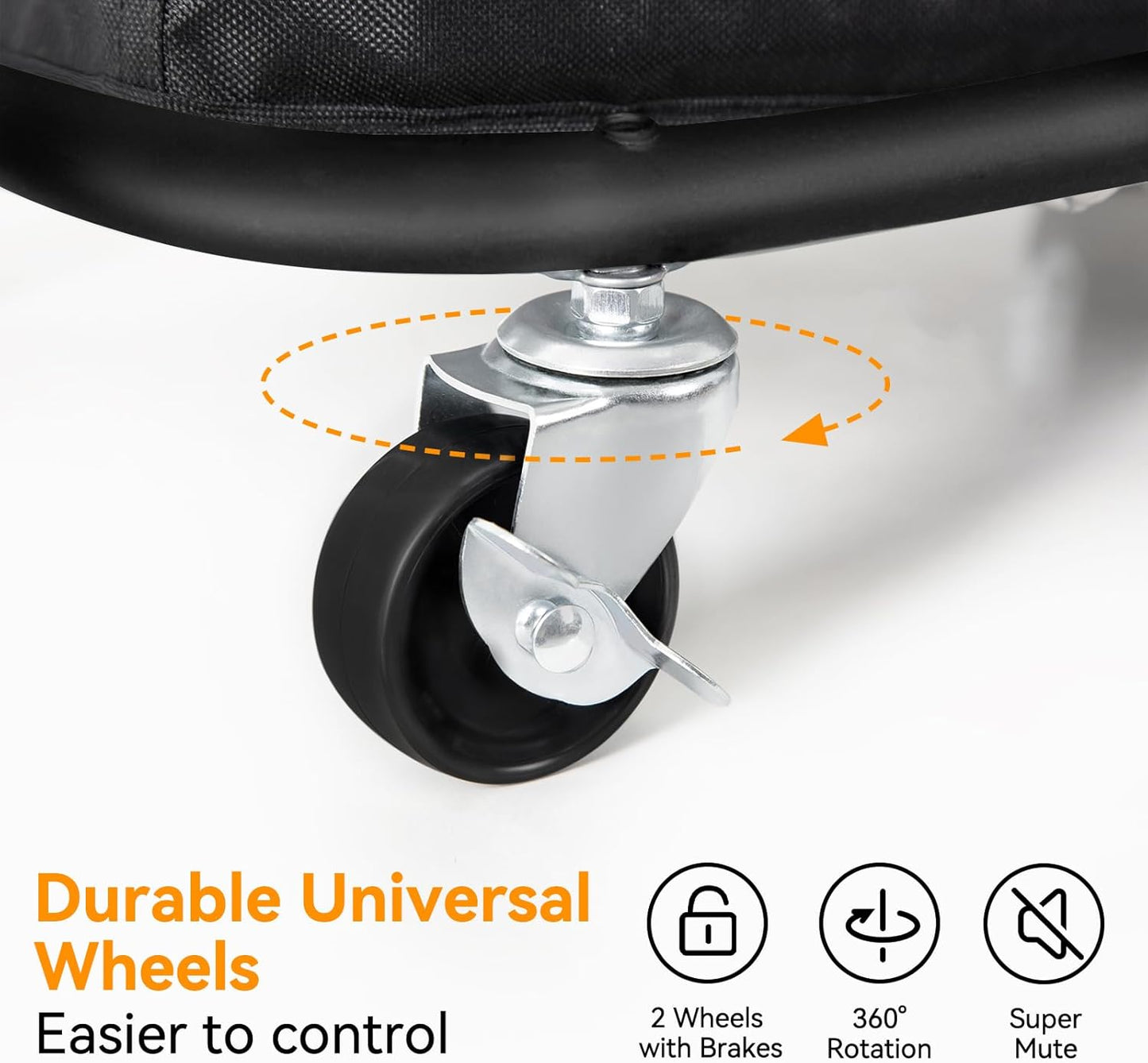 WOWLIVE Laundry Hamper with Wheels 260L Rolling Laundry Basket 3 Section Organizer Laundry Cart with Steel Frame and Removable Bags Large Dirty Clothes Hamper Dorm Room Storage for Bedroom