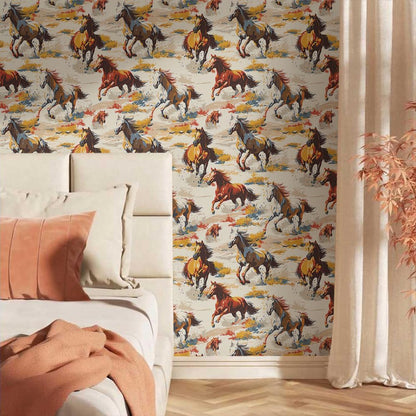 MuralPeel Dark Blue/Yellow Leaf Floral Peel and Stick Wallpaper Vintage Easy Peel Off Self Adhesive Removable Stick on Wall Paper for Kitchen Cabinet Renter Friendly