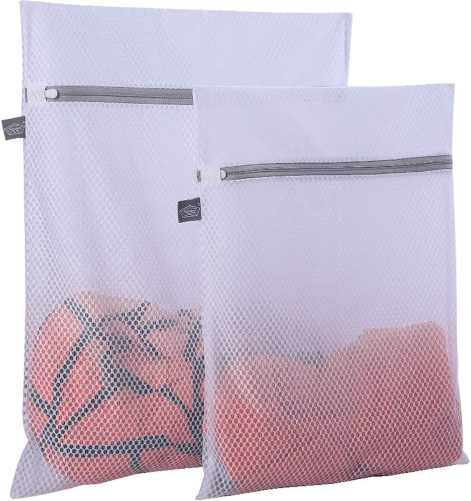 Kimmama Laundry Mesh Wash Bags, Garment Bag for Washing Machine, 2XXL | Honeycomb Laundey Bags for Sheet, Throw Blanket, Curtain, Cushion Cover, Comforter, Tumble Dryer Safe, Extra Large