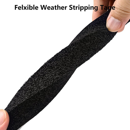 Weather Stripping Door Seal Strip, 1 in x 1 in, AC Insulation Tape, Strong Adhesive, High Reslilience, Weatherproof, Reduce Noise, Gap Filler, Foam Insulation Tape for Doors and Windows