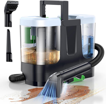 Electric Spin Scrubber, Cordless Cleaning Brush Scrubber with 7 Replaceable Brush Heads and Adjustable Extension Handle, IPX7 Waterproof Power Cleaning Brush for Bathroom Tub Floor Tile Shower