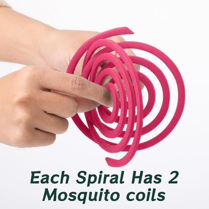 30Pack Mosquito Repellent Coils - Mosquito Repellent Outdoor Patio with 5-7 Hour Protection Covers 12ft, Mosquito Bits Safe & Effective for Yard, Patio, Camping, Garden, Deck & BBQ Areas