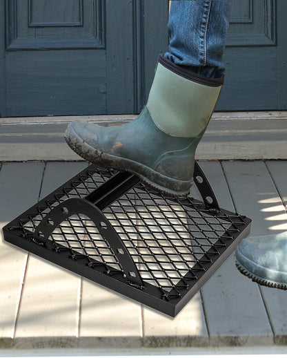 Boot Scraper Heavy Duty Metal Boot Brush Scraper Outdoor Heavy Duty Shoe Boot Mud Scraper Outdoor Boot Dirt Cleaner Shoe Brush&Boot Brush, Boot Cleaner Boot Scrubber Shoe Scrubber