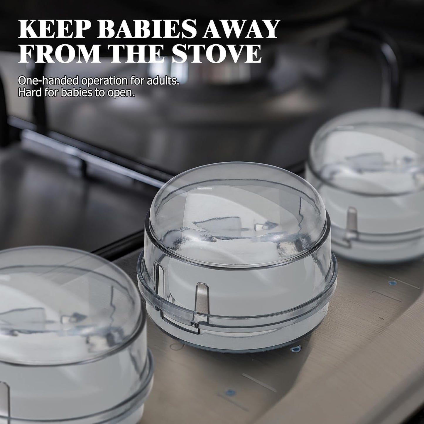 PATKAW 4pcs Stove Knob Covers Child Safety for Electric Stove Top Stove Baby Proof Safety Guards