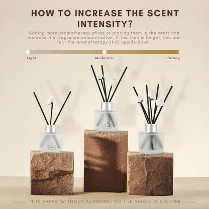 Brakula 2 Pack Reed Diffuser Set, Lavender Eucalyptus Scented, Home Fragrance with 14 Sticks Bathroom Decor, Reed diffusers for Home 6.76 fl oz (Lavender Eucalyptus)